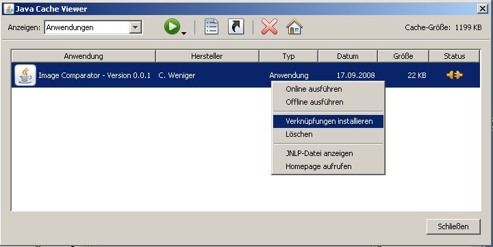 vergr��ern - links klick